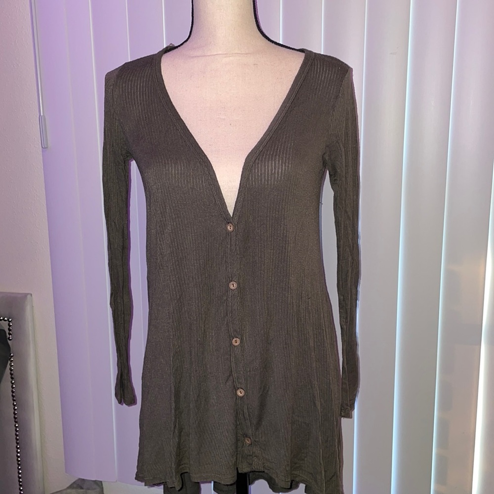 Olive Green Top